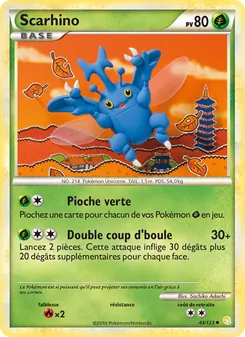 Scarhino 43/123 HeartGold SoulSilver