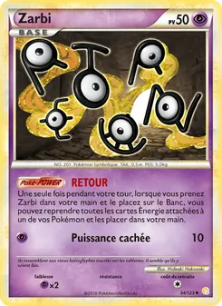 Zarbi 54/123 HeartGold SoulSilver