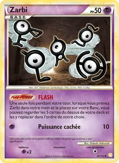 Zarbi 55/123 HeartGold SoulSilver