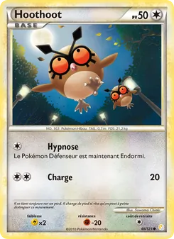 Hoothoot 66/123 HeartGold SoulSilver