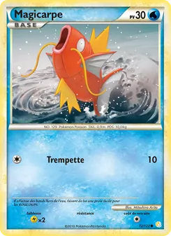 Magicarpe 72/123 HeartGold SoulSilver