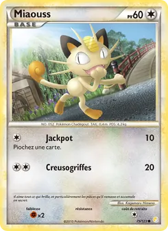 Miaouss 75/123 HeartGold SoulSilver