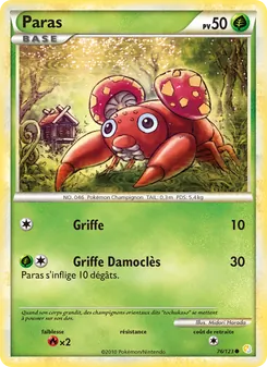 Paras 76/123 HeartGold SoulSilver