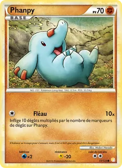 Phanpy 77/123 HeartGold SoulSilver