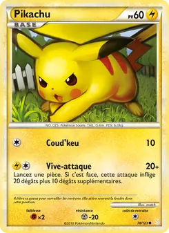 Pikachu 78/123 HeartGold SoulSilver