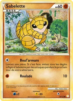 Sabelette 79/123 HeartGold SoulSilver