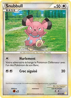 Snubbull 82/123 HeartGold SoulSilver