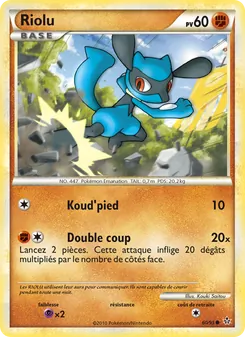 Riolu 60/95 Déchaînement