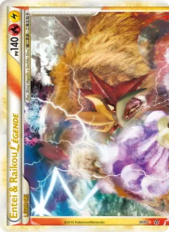 Entei & Raikou LÉGENDE (haut) 90/95 Déchaînement