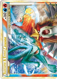 Suicune & Entei LÉGENDE (haut) 94/95 Déchaînement