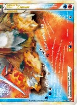 Suicune & Entei LÉGENDE (bas) 95/95 Déchaînement