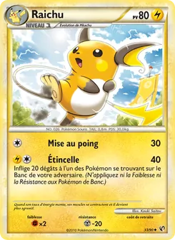 Raichu 33/90 Indomptable
