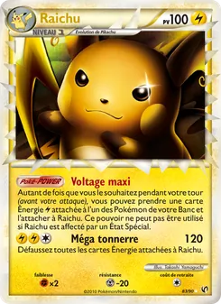 Raichu 83/90 Indomptable