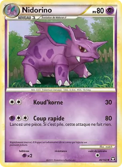 Nidorino 46/102 Triomphant