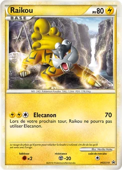 Raikou HGSS19 Promo HGSS