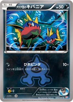 Carvanha de la Team Aqua 20/34 Team Magma VS Team Aqua Double Crisis