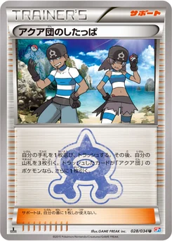 Sbire de la Team Aqua 28/34 Team Magma VS Team Aqua Double Crisis