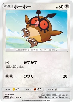 Hoothoot 43/49 Did You See The Fighting Rainbow