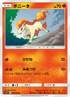 Ponyta 16/95 Tag Bolt