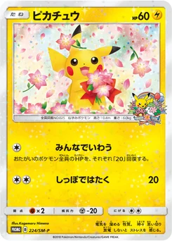 Pikachu 224/440 Sun and Moon Promotional Cards
