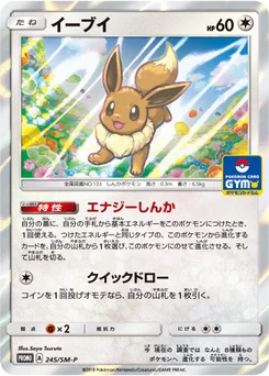 Évoli 245/440 Sun and Moon Promotional Cards