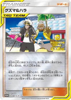 Guzma et Pectorius 87/300 Sword & Shield Promotional Cards