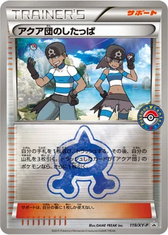 Sbire de la Team Aqua 119/448 XY Promotional Cards