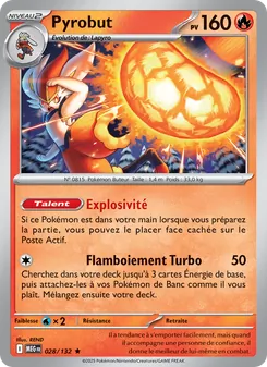 Pyrobut 028/132 Méga-Évolution