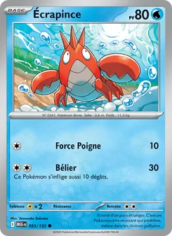 Écrapince 033/132 Méga-Évolution