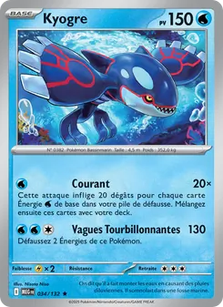 Kyogre 034/132 Méga-Évolution
