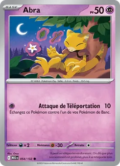 Abra 054/132 Méga-Évolution