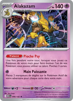 Alakazam 056/132 Méga-Évolution
