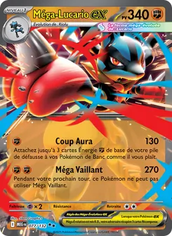 Méga-Lucario-ex 077/132 Méga-Évolution