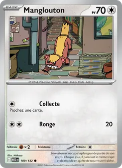 Manglouton 109/132 Méga-Évolution