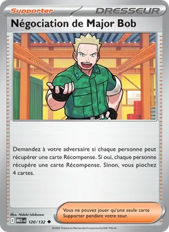 Négociation de Major Bob 120/132 Méga-Évolution