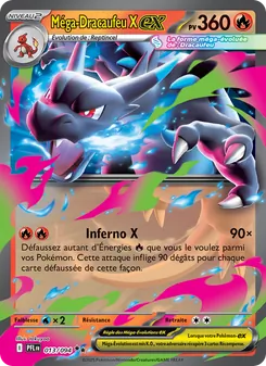 Méga-Dracaufeu X-ex 013/094 Flammes Fantasmagoriques