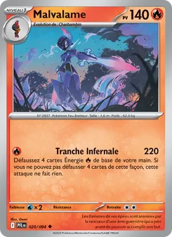 Malvalame 020/094 Flammes Fantasmagoriques