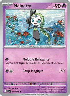Meloetta 040/094 Flammes Fantasmagoriques