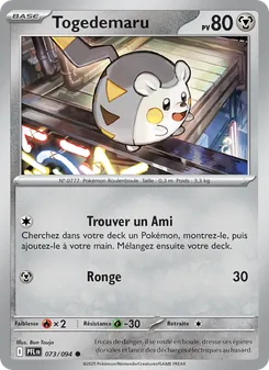 Togedemaru 073/094 Flammes Fantasmagoriques