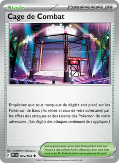 Cage de Combat 085/094 Flammes Fantasmagoriques