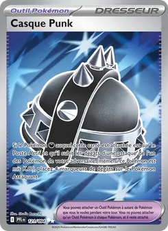 Casque Punk 121/094 Flammes Fantasmagoriques