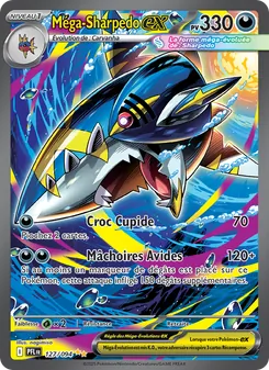 Méga-Sharpedo-ex 127/094 Flammes Fantasmagoriques