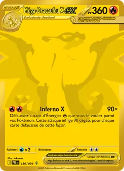 Méga-Dracaufeu X-ex 130/094 Flammes Fantasmagoriques