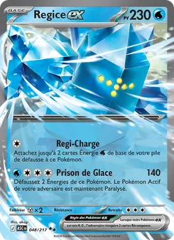 Regice-ex 048/217 Héros Transcendants