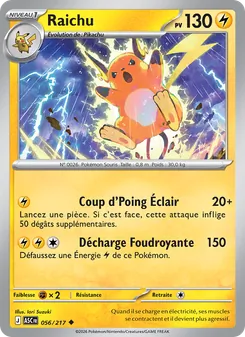 Raichu 056/217 Héros Transcendants
