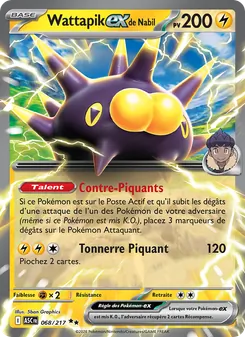 Wattapik-ex de Nabil 068/217 Héros Transcendants