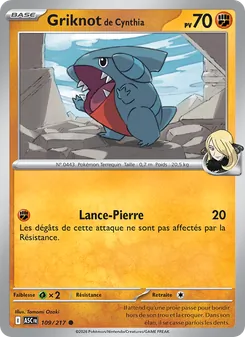Griknot de Cynthia 109/217 Héros Transcendants