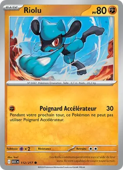Riolu 112/217 Héros Transcendants