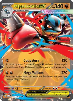 Méga-Lucario-ex 113/217 Héros Transcendants