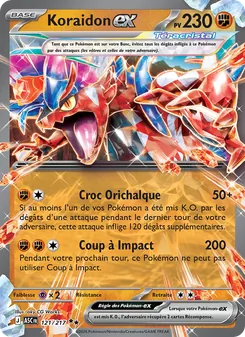 Koraidon-ex 121/217 Héros Transcendants